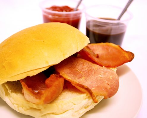 Bacon Roll sauces